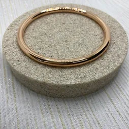 Plain Bangle (Thin) - Rose Gold