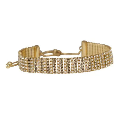 CZ & Pearl Slider - Gold