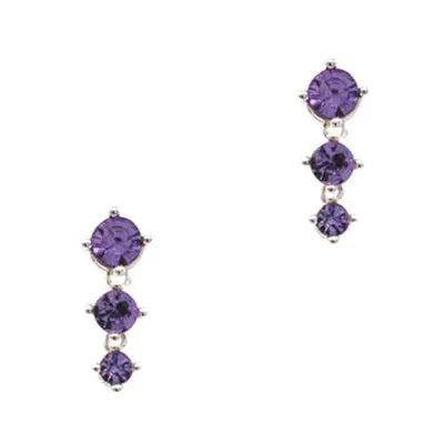 Studs - Round Trio - Violet (SI)