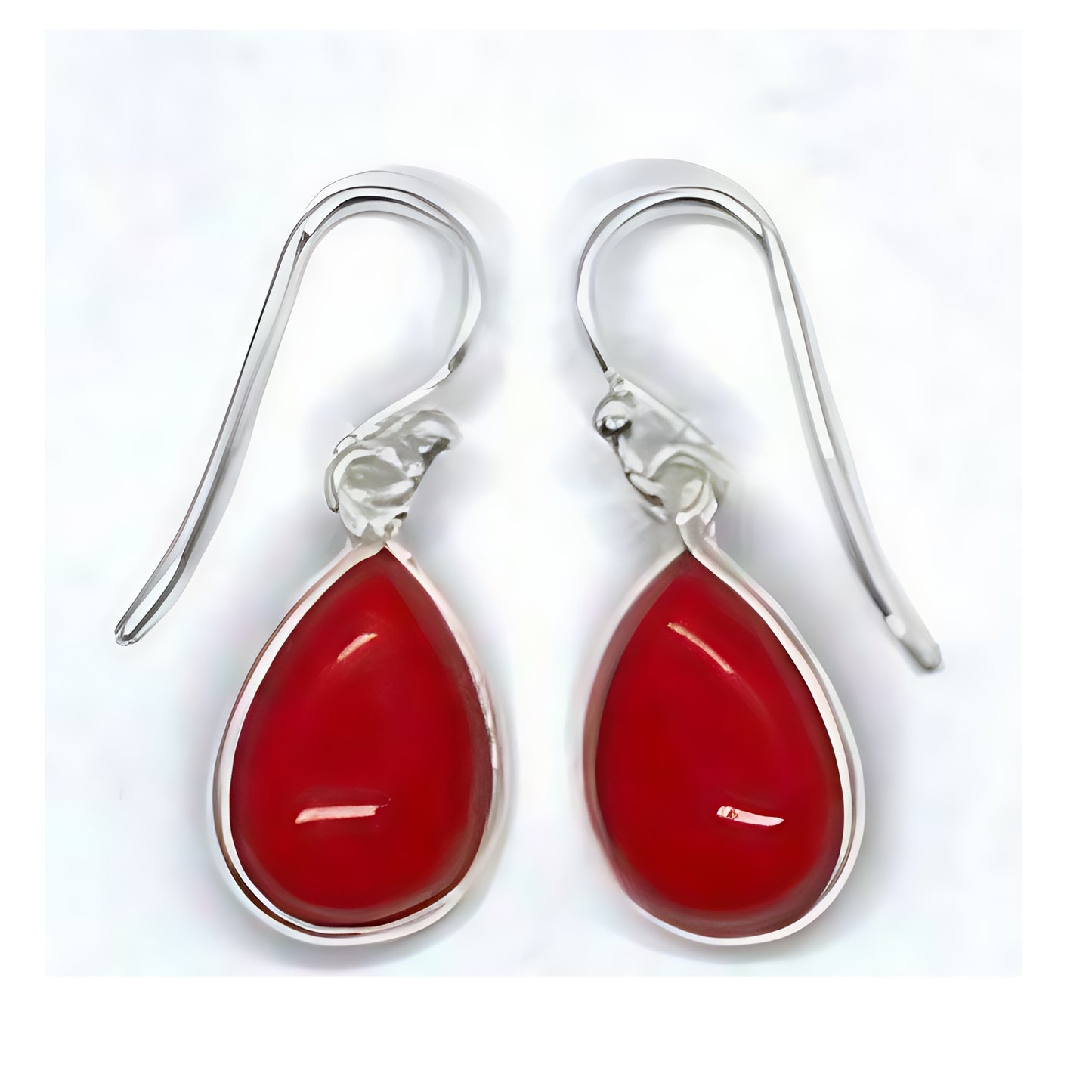 Coral (Faux) Drop Earrings - TD