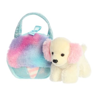 Pet in Carry Bag - Spaniel (Cotton Candy)