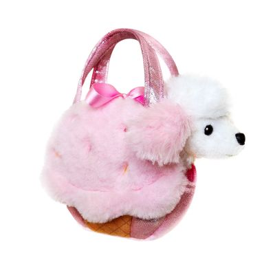 Pet in Carry Bag - Poodle (Ice Cream)