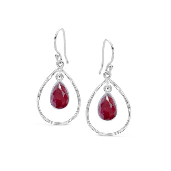 Ruby Drop Earrings - PR