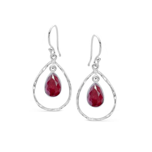 Ruby Drop Earrings - PR
