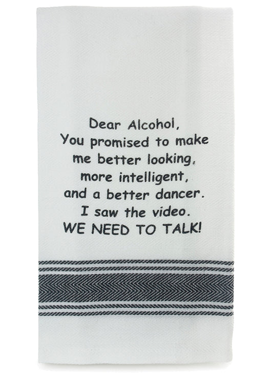 We'll Be Friends...100% Cotton Tea Towel