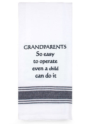 Grandparents Definition...100% Cotton Tea Towel