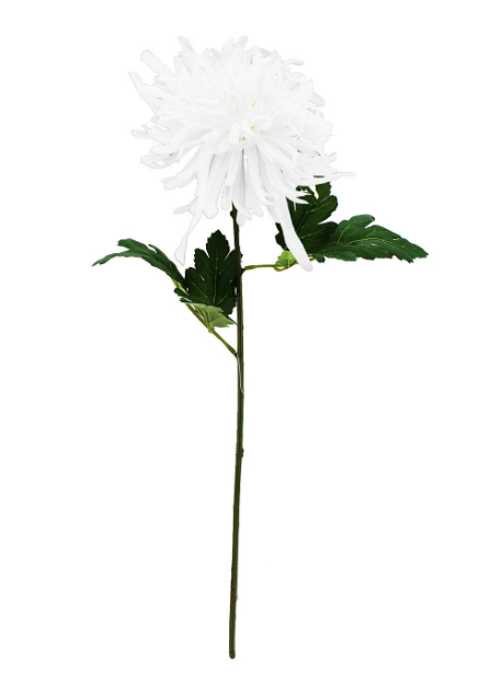 Artificial Flowers - White Spider Gerbera
