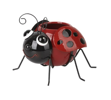 Ladybug Ceramic Pot