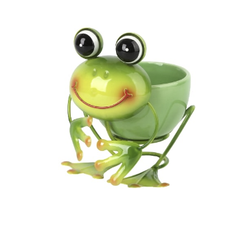 Freddie Frog Ceramic Planter