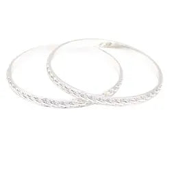 Twisted Bangle (2pc) - Silver