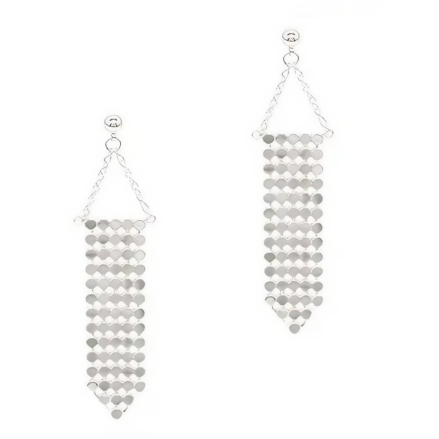 Glomesh Earrings Silver