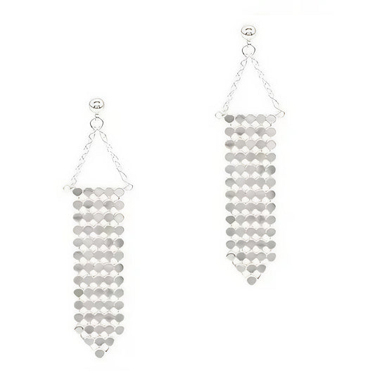 Glomesh Earrings Silver