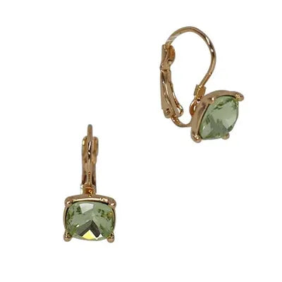 Square Earrings - Chrysolite (Gold)