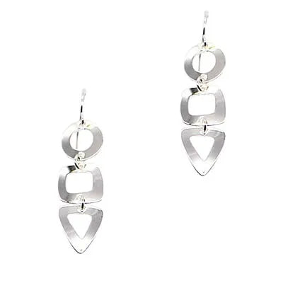 Open CI-SQ-TR Drop Earrings
