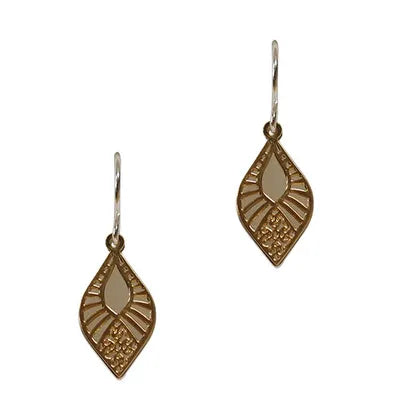 French Wire - Filigree Leaf (Small) - Silver/Gold