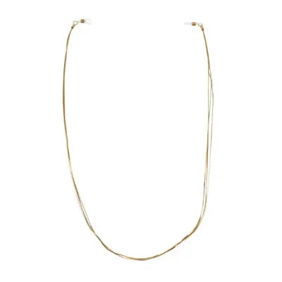 Fine Tri Strand Glasses Gold Chain