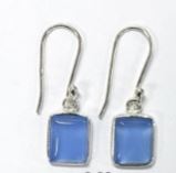 BLUE CHALCEDONY Classic Earrings REC