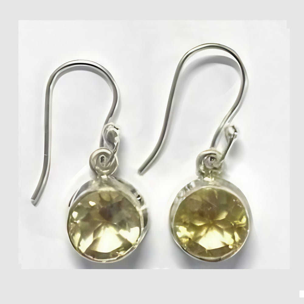 Citrine Drop Earrings - RND