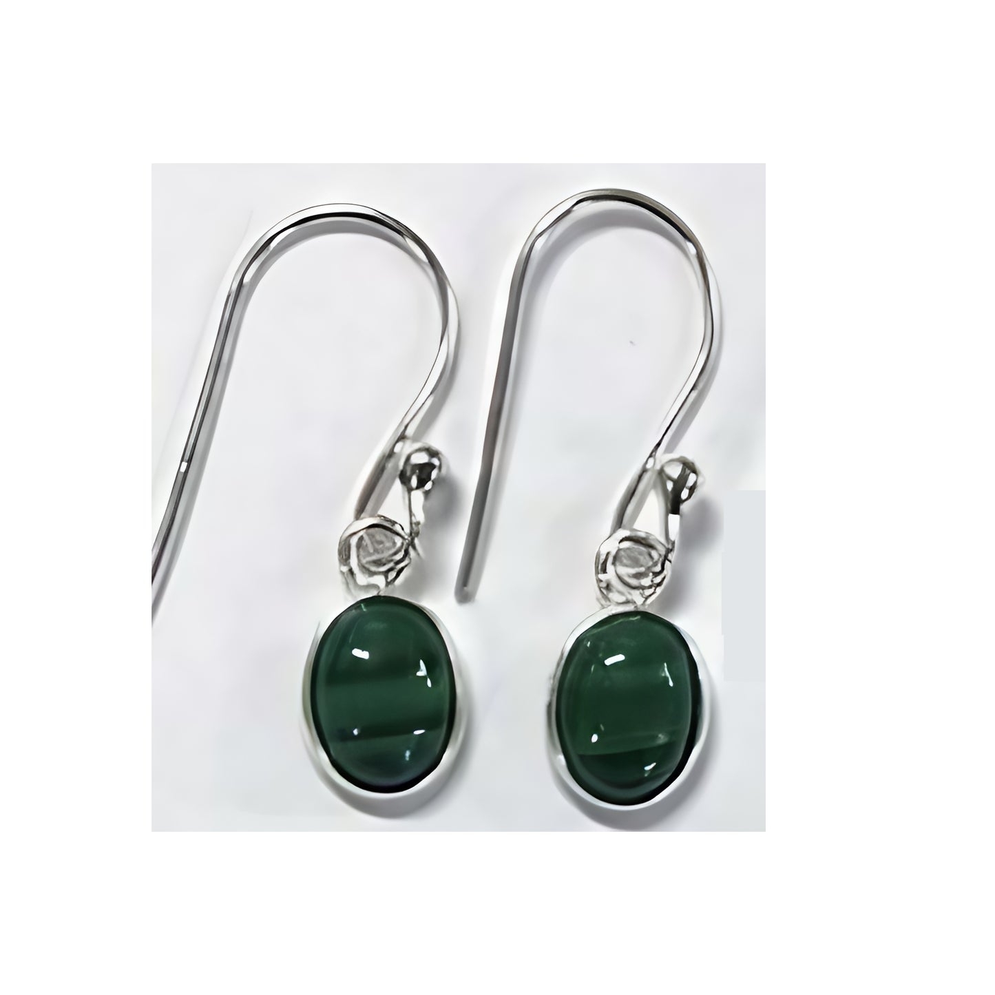 Malachite Drop Earrings - OVL