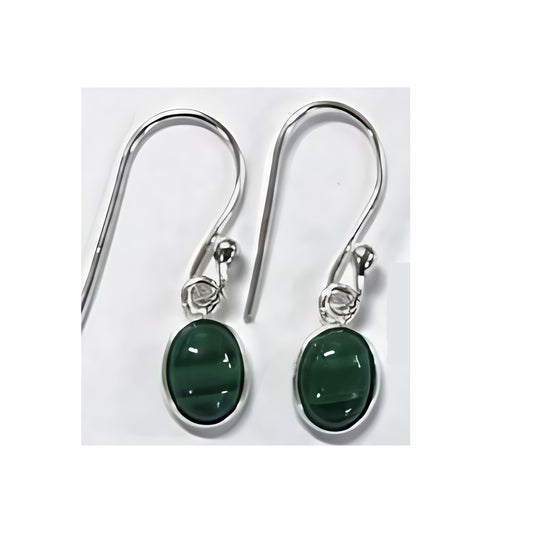 Malachite Drop Earrings - OVL
