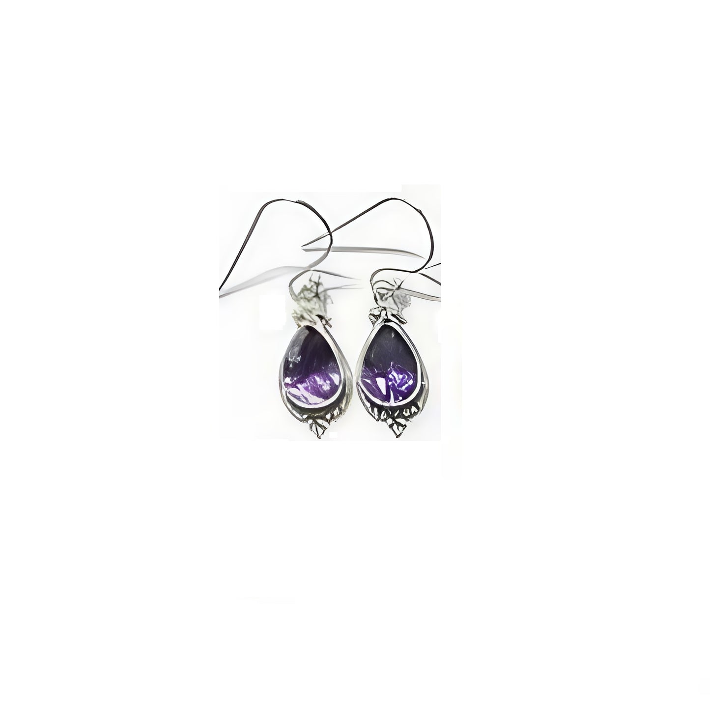 AMETHYST Earrings VTG