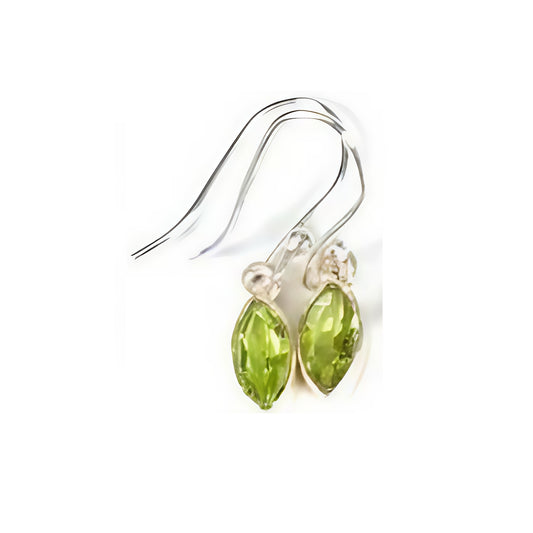 Peridot Drop Earrings - MQ