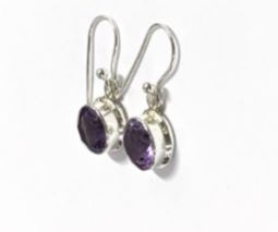 AMETHYST Earrings RND