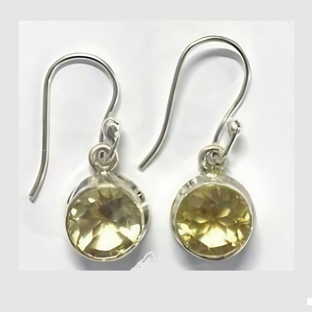 CITRINE Earrings RND