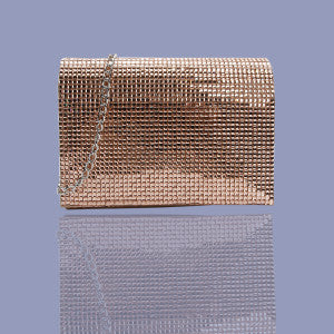 Disco Clutch-Rose Gold