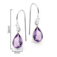 Amethyst Drop Earrings - TD (Sale)