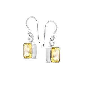 Citrine Drop Earrings - SQ