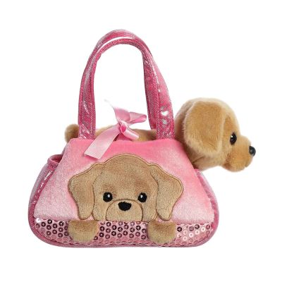 Labrador/Retriever in Carry Bag