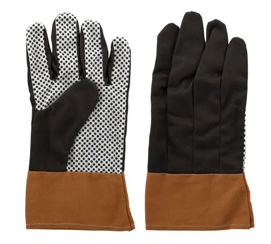 Cotton Garden Gloves-Brown