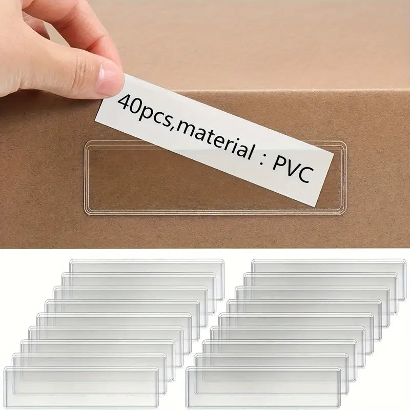 Transparent Shelf Label (68pcs)