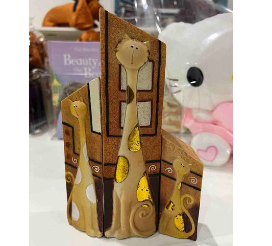 Cat Figurine Set - Geometric Cat Combo Set (3pc)