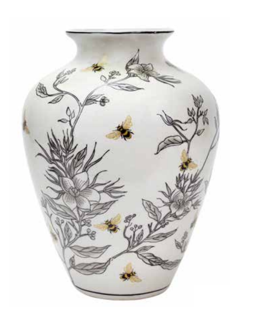 *Flowers & Bees Vase