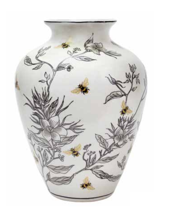 *Flowers & Bees Vase