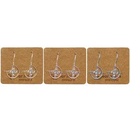 French Wire - CZ Cresent Star