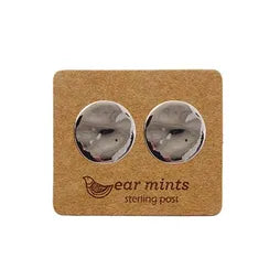Hammered Disc Studs