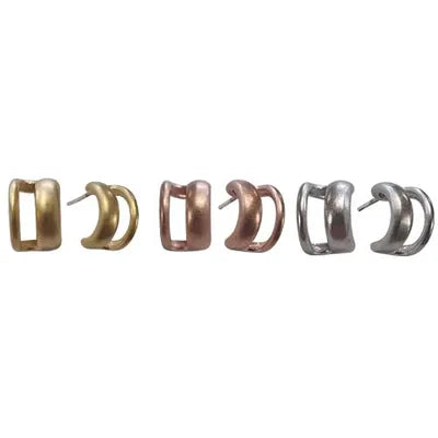 Studs - Hoop (Double Line)