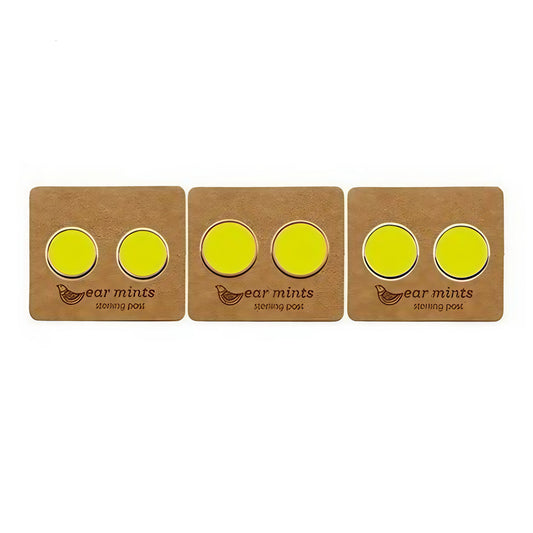 Round Studs - Lemon Fizz