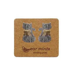 Cat Studs - Silver