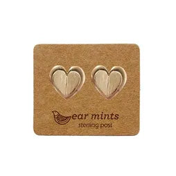 Double Heart Studs