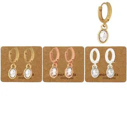 Huggies - Crystal Oval - Clear