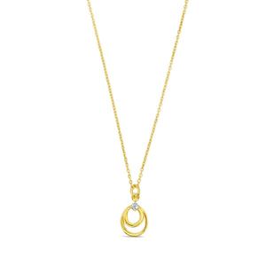 YG CZ Necklace (40cm + 5cm)