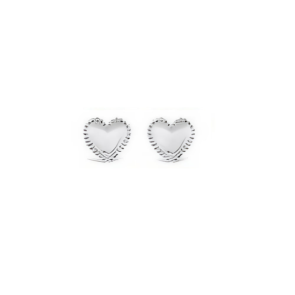 SS Heart Studs-SI
