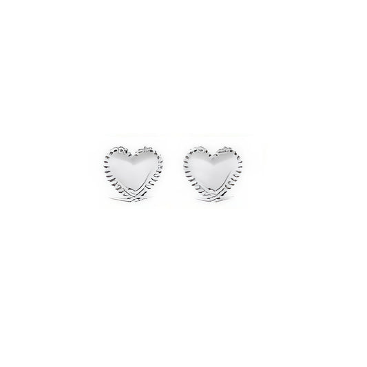 SS Heart Studs-SI