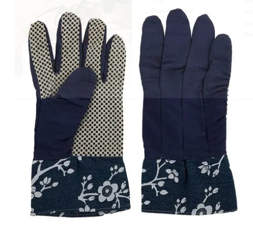 Cotton Garden Gloves-Blue