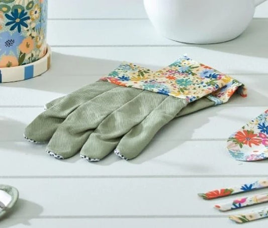 Cotton Garden Gloves-Green