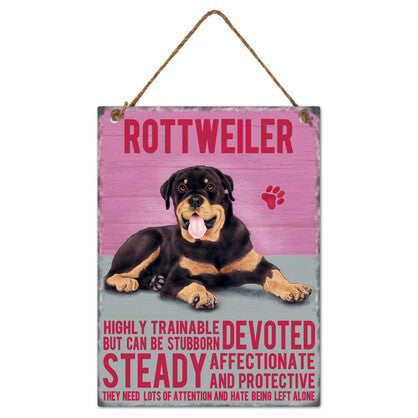 Rottweiler Metal Wall Hanging